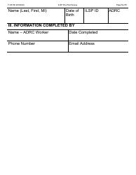 Form F-03158LP Independent Living Supports Pilot (Ilsp) Pre-pilot Survey - Large Print - Wisconsin, Page 5