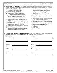 TREC Form 24-18 New Home Contract - Texas, Page 8