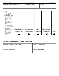 Form F-03159LP Independent Living Supports Pilot (Ilsp) Post-pilot Survey (Large Print) - Wisconsin, Page 6
