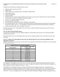 Instructions for Form F-10081 Badgercare Plus - Express Enrollment for Pregnant Women Application - Wisconsin, Page 4