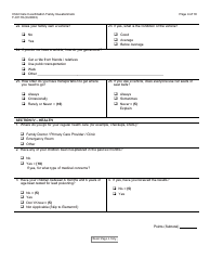 Form F-01118 Child Care Coordination Family Questionnaire - Wisconsin, Page 4