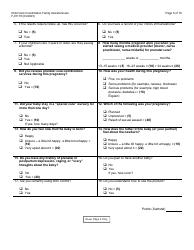 Form F-01118 Child Care Coordination Family Questionnaire - Wisconsin, Page 5