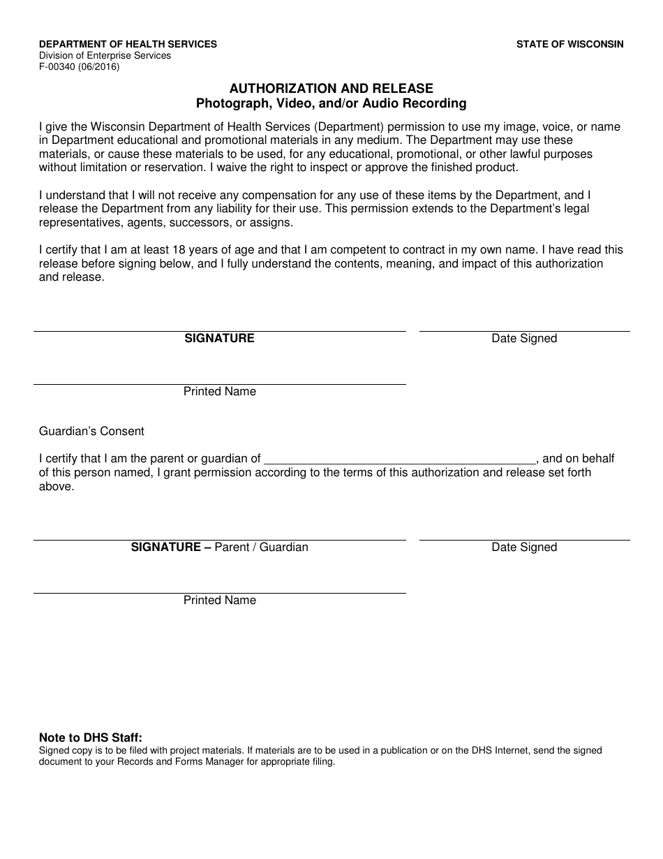 Wisconsin's 240 Form.pdf Form F-00340 - Fill Out, Sign Online and Download Fillable PDF ...
