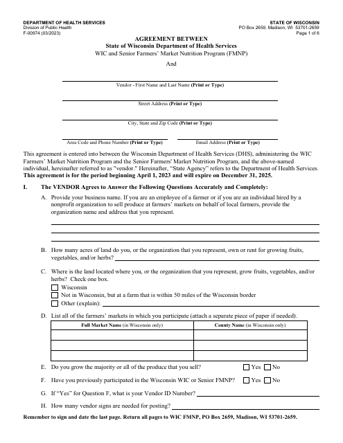 Form F-00974  Printable Pdf