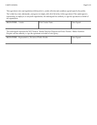 Form F-00974 Agreement Between State of Wisconsin Department of Health Services Wic and Senior Farmers&#039; Market Nutrition Program (Fmnp) and Vendor - Wisconsin, Page 6