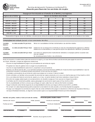 Document preview: Formulario 4211-S Servicios De Intervencion Temprana En La Infancia (Eci) - Acuerdo Para Financiar Los Servicios De Respiro - Texas (Spanish)