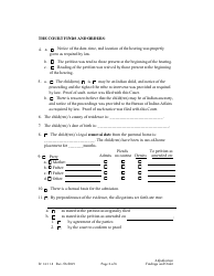 Form JC14:11.4 Adjudication Findings and Order - Nebraska, Page 2