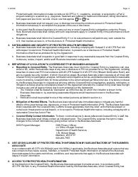 Form F-00759 Business Associate Agreement: With Contract - Wisconsin, Page 2