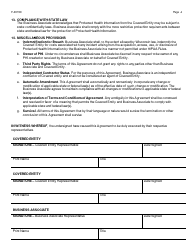 Form F-00759 Business Associate Agreement: With Contract - Wisconsin, Page 4