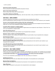 Instructions for Form F-22571 Caretaker Supplement Application - Wisconsin, Page 4