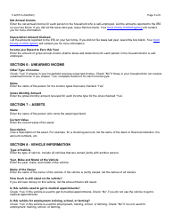 Instructions for Form F-22571 Caretaker Supplement Application - Wisconsin, Page 5