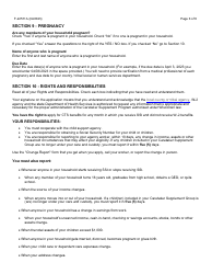 Instructions for Form F-22571 Caretaker Supplement Application - Wisconsin, Page 6