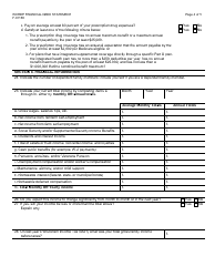 Form F-01189 Financial Need Statement - Wisconsin Chronic Renal Disease Program - Wisconsin, Page 4