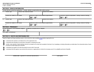 Form F-22571 Caretaker Supplement Application - Wisconsin, Page 5