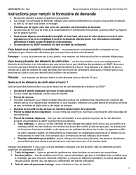 Form LDSS-5166 Application/Recertification for Supplemental Nutrition Assistance Program (Snap) Benefits - New York (French), Page 5