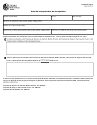 Document preview: Formulario 3047-S Aviso De Incumplimiento De Los Requisitos - Texas (Spanish)