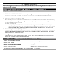 Irp Registration Form - Missouri, Page 3