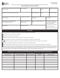 Formulario 3608-S Plan Individual De Servicios (Ipc) - Servicios En El Hogar Y En La Comunidad (Hcs) Y Servicios De Community First Choice (Cfc) - Texas (Spanish)