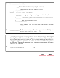 Form AW13-4 Application of Undue Burden Status - Texas, Page 2