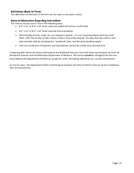 Instructions for Valuation Notice - Minnesota, Page 6