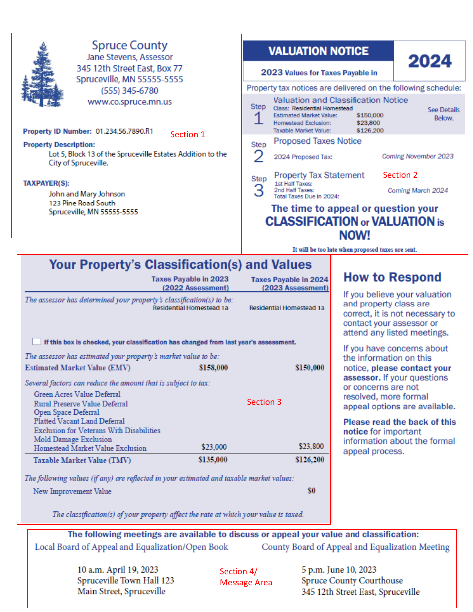 Instructions for Valuation Notice - Minnesota, Page 7