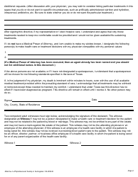 Directive to Physicians and Family or Surrogates - Texas, Page 2