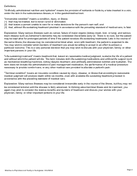 Directive to Physicians and Family or Surrogates - Texas, Page 4