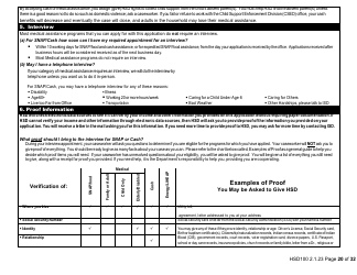 Form HSD100 Application for Assistance - New Mexico, Page 19