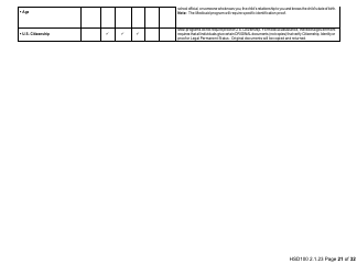 Form HSD100 Application for Assistance - New Mexico, Page 20