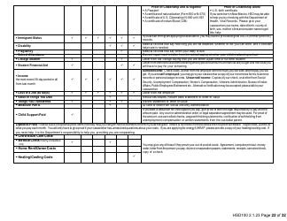Form HSD100 Application for Assistance - New Mexico, Page 21