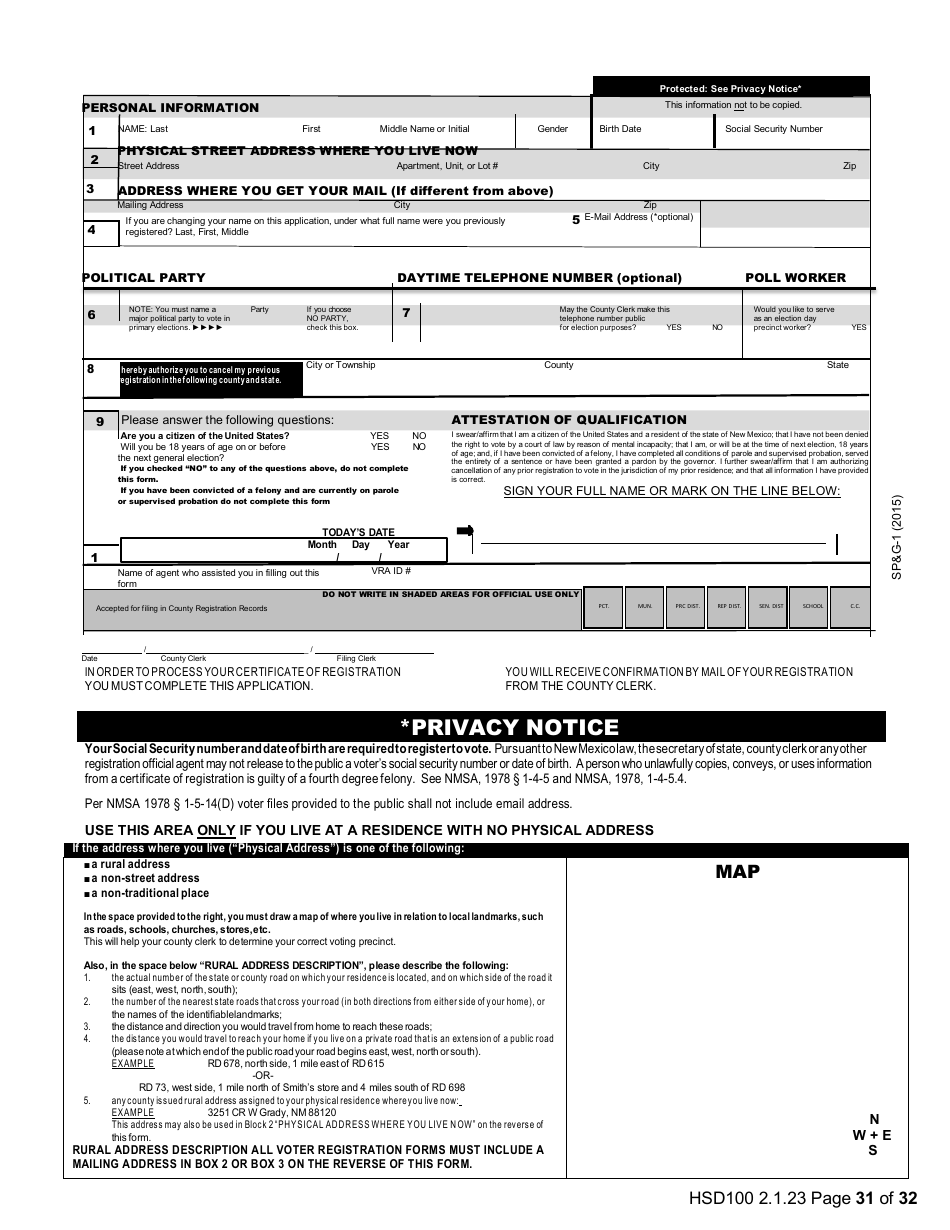 Form HSD100 Application for Assistance - New Mexico, Page 30