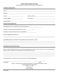 Document preview: Form ACC16-02 Board Member Nomination Form - Blueberry - Georgia (United States)