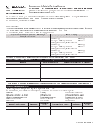 Formulario CFS-1400-S Solicitud Del Programa De Subsidio Lifespan Respite - Nebraska (Spanish), Page 2