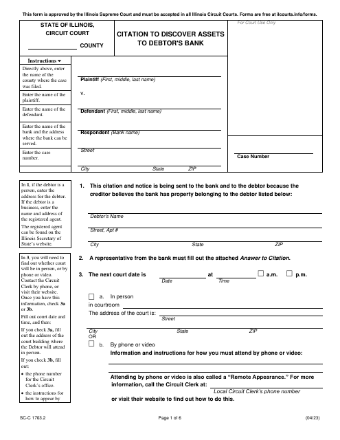 Form SC-C1703.2  Printable Pdf