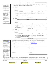 Form NCM-N2007.5 Notice of Court Date Request for Name Change (Minor Children) - Illinois, Page 2