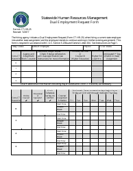 Form CT-HR-25 Dual Employment Request Form - Connecticut, Page 3