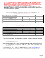Report of Receipts and Disbursements - Candidate&#039;s Committee - Mississippi, Page 2