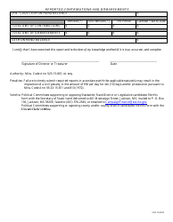 Report of Receipts and Disbursements - Political Committee - Mississippi, Page 2