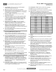 Document preview: Instructions for GPO Form 3001 Participation Request