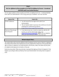 Form CCT106 Instructions - Conciliation Court Affidavit of Noncompliance - Minnesota, Page 5