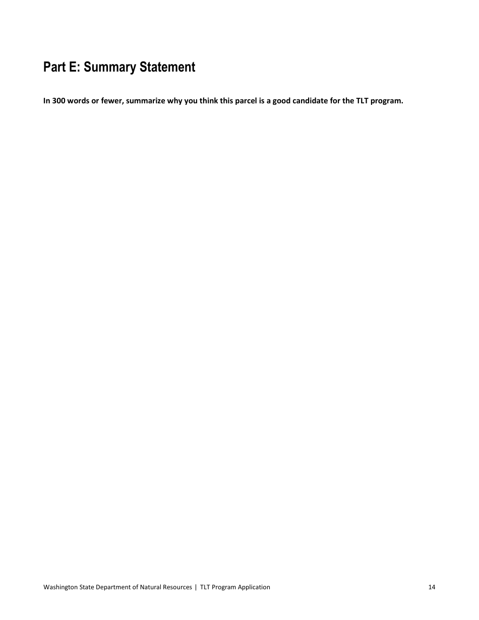 Trust Land Transfer Program Parcel Application - Washington, Page 15