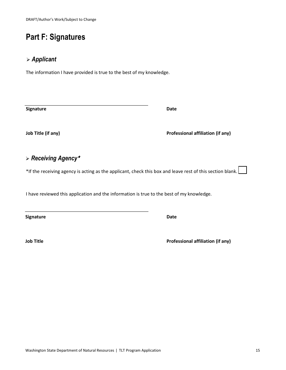 Trust Land Transfer Program Parcel Application - Washington, Page 16