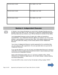 Will Form for a Married Person Who Has Children - Texas, Page 12