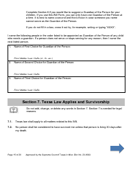 Will Form for a Married Person Who Has Children - Texas, Page 15