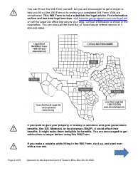 Will Form for a Married Person Who Has Children - Texas, Page 2