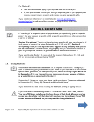 Will Form for a Married Person Who Has Children - Texas, Page 8