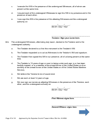 Will Form for a Person Who Is Single, Widowed, or Divorced and Who Has Children - Texas, Page 15