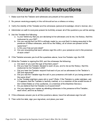 Will Form for a Person Who Is Single, Widowed, or Divorced and Who Has Children - Texas, Page 18