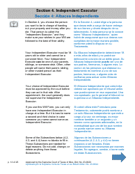 Will Form for a Person Who Is Single, Widowed, or Divorced and Does Not Have Children - Texas (English/Spanish), Page 13