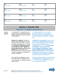 Will Form for a Person Who Is Single, Widowed, or Divorced and Does Not Have Children - Texas (English/Spanish), Page 6